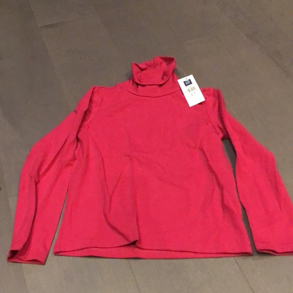 Girls denim overall dress and turtleneck outfit - Picture 4 of 5